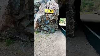 Poudre Canyon tunnel.     #colorado #adventure #retiredlife ￼