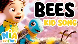 Bee Song for Kids | Learn About Bees, Honey & Pollination (NIA and Friends)