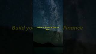 Build your Career in Finance #viral #yt #financecareer #feedshorts