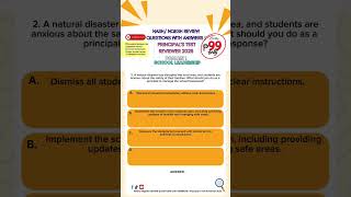 National Assessment fo School Heads 2025Domain 1: SCHOOL LEADERSHIPQuestion No. 2