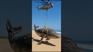 A life saved, a world touched. #WhaleRescue #OceanLove #CompassionInAction #SaveTheSea