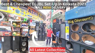 🔊Best & Cheapest Dj JBL Market 😮 Big discount 🔥 dj set-up Kolkata 2023 Chandni Market | AS Culture