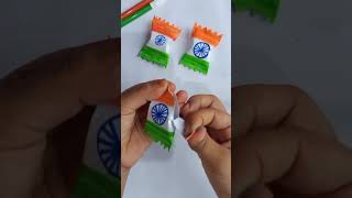 indian flag toffee #shorts #trending #viral #india #flag #toffee #indianflag #art #craft #bharat