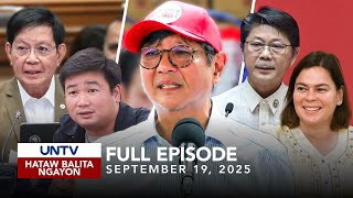 UNTV: Hataw Balita Ngayon | September 19, 2025