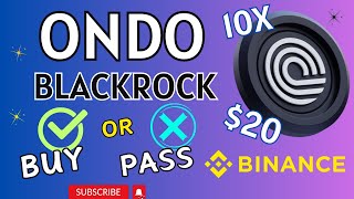 ONDO: Bluechip RWA ? Buy or Pass ? PRICE PREDICTION || An Update Video. #rwa #realworldassets #ondo