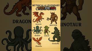Mythical & Legendary creatures💀 real #ytshorts #viralvideo