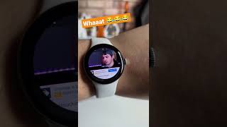 New Pixel Watch Plays YouTube Videos!!! 😂 #teampixel #giftfromgoogle