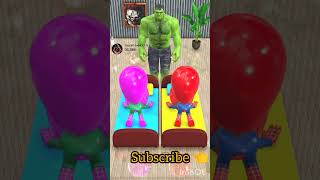 Two_Spiderman😂_Vs_Hulk_Balloon_Challenge_#gta_#funnyanimation_#spiderman