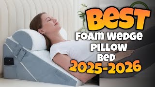TOP 3:✅BEST FOAM WEDGE PILLOW BED 2025-2026 #wedgepillow #foampillows #pillow #foamwedgepillowbed 