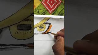 naruto sage mode eye drawing 😍 #ytshorts #animeeart #anime