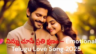 💖 నిన్ను చూసే ప్రతి క్షణం – Emotional Telugu Love Song 2025Description: