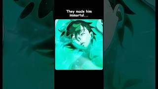 They made him immortal 🤯🧬 #anime #shorts