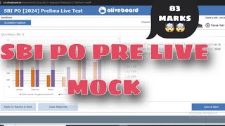 OLIVEBOARD SBI PO PRE LIVE MOCK✅ #bankingaspirants #bankingexams  #sbipo @OliveboardApp #banking