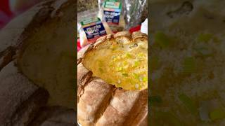Pan relleno tipo fondue #receta #recetas #panrelleno #fondue #recetapan #dipdequesos