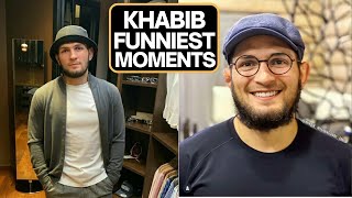 KHABIB'S FUNNIEST MOMENTS #khabibnurmagomedov #funnymoments