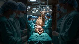 Docters rescued a heavy camel stuck in mud #humanity #animals #rescueanimals #camel #emotional