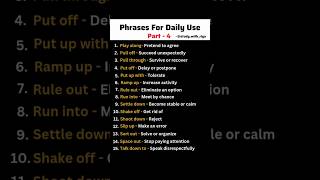 Part - 4 | Boost your English fluency with these daily use phrases. #englishmastery #englishspeaking