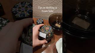 Thrifting at Estate Sales! Reselling vintage finds. #vintagedecor #vintagehomedecor #estatesale
