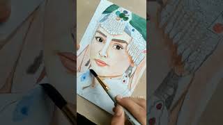 halime hatun🌹 #watercolorpainting #art #halimasultan #halima #ertugrulghazi