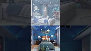 Space themed Bedroom ideas... #space #bedroom #bedroomdecor #kidsbedroom #kidsbedroomideas