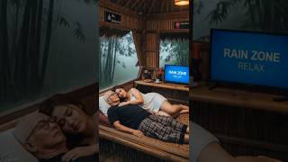 Sleep soundly with the soothing sound of rain in the village #rain #asmrrain