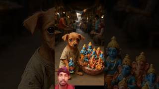 puppy ki mehnat with krishna 😭 #shortfeed #puppyvideos #funny #animahal #puppy