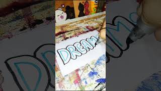 Bubble letters✨💙💜#artistlife #artistlove #art #artist🎨🖌