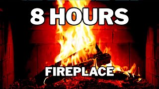 Cozy Fireplace Sounds for Sleep – 8 Hours of Crackling Fire, No Ads