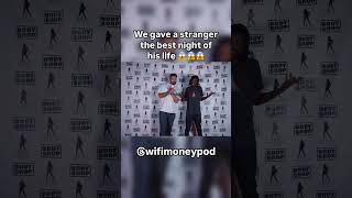 We gave a stranger the BEST of his life 😂😱😱