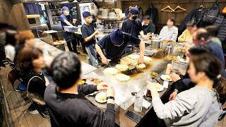 What's with the huge line? The most popular teppanyaki restaurant in Hiroshima丨Japanese Street Food