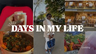 Life in France | days in my life in France | grocery | farmers market | cooking | appointment 