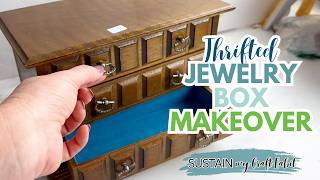 Jewelry Box Makeover Ideas: Easy Wooden Jewelry Box Decorating with Decoupage!