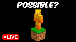 Can I Beat Minecraft From Literally One Block?