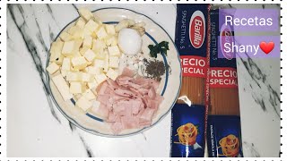 🌟Spaguetti Blanco😍😋| Con Jamón Y Queso Manchego‼️‼️