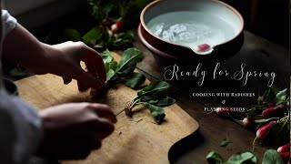 Preparing for Spring in the French countryside, slow life,  sowing seeds, cosy baking, rainy day 🌸🌧️