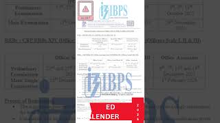 🚨 IBPS REVISED CALENDAR 2025 OUT! | New Exam Dates Released – Check Now! 🔥