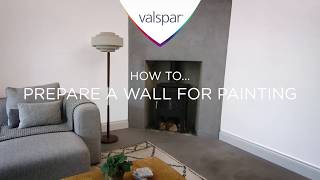 How to prepare a wall for painting - Valspar Paint