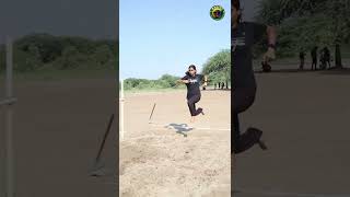 RPF Constable Girls Long Jump Training 😡 || #shorts , #longjump , #training