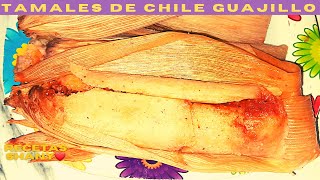 🔥Tamales De Puerco Con Chile Guajillo|😋 Quedan deliciosos!!