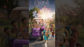 A aai dev bappa ale❤️Cute Little Ganesha Diwali Celebration🙏#ganapati #diwali #jaidmeel #bappa #ai