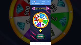daily win ff diamond app real ya Fake.... Spin and win freefire diamond.