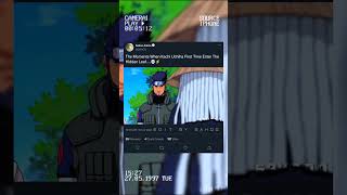 The Moment When Itachi Uchiha First Time Enter The Hidden Leaf