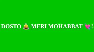 Meri Jaan Mein Tumko Bhul Chuka Hun Bewafa iMovie green screen shayari WhatsApp status love shayari