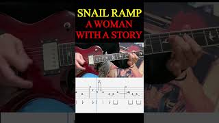 SNAIL RAMP「A WOMAN WITH A STORY」ギターソロ弾いてみた【TAB譜】