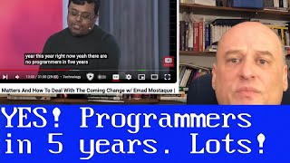 "AI" won't replace all programmers. We've heard this before.