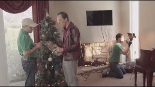 Behind The Log - Youtube Yule Log Fireplace - BTS!