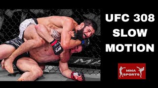 UFC 308 in SLOW MOTION 👊 | Fight Motion Breakdown #ufc #ufc308 #slowmotion