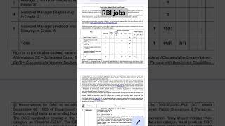 check the notification on the bank's website #rbijobs #aspirats #jobseekers #bankjobs