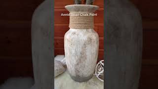 Annie Sloan Chalk Paint Vase Makeover #anniesloanchalkpaint #anniesloan #chalkpaint #marmcintyre