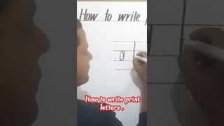 print letter / print alphabet / simply writing
